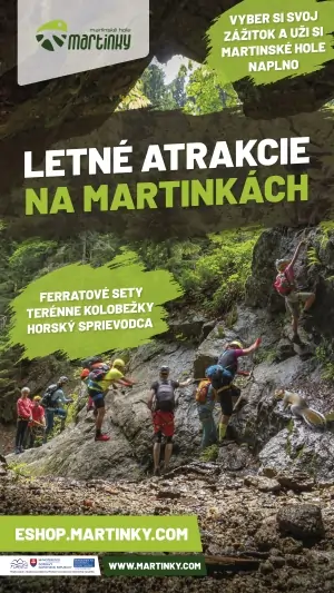 Letné atrakcie na Martinkách 05/2024 - 09/2024